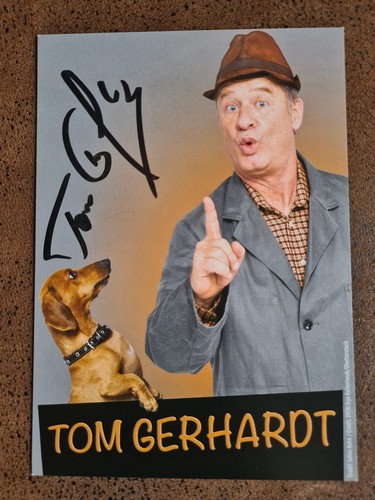 Autogrammkarte tom gerhardt - "tom, gerhardt"