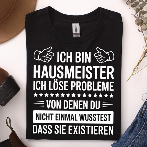 Hausmeister shirt lustig - hausmeister, –
