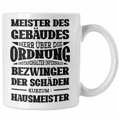 Hausmeister tasse geschenk - hausmeister,