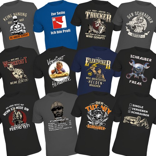 Werkstatt shirt lustige - t-shirt,