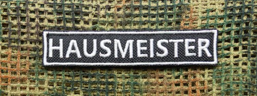 Klettpatch hausmeister - klettpatch:, "hausmeister"