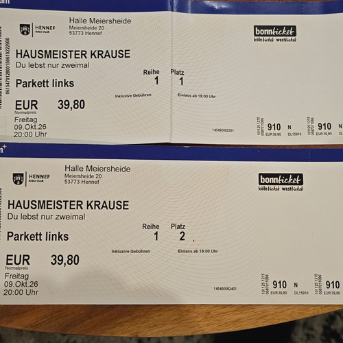 Tickets hausmeister krause - 2,