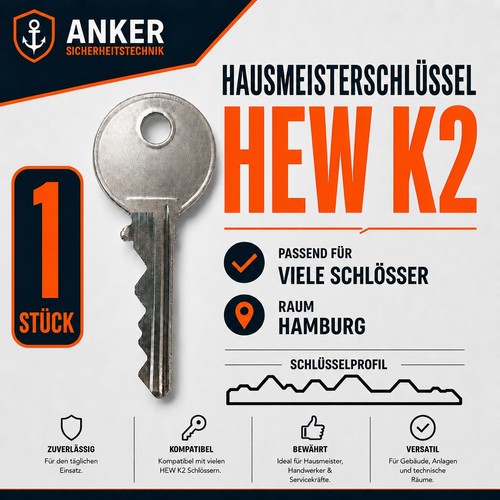 Hew hausmeisterschlüssel - hew, k2